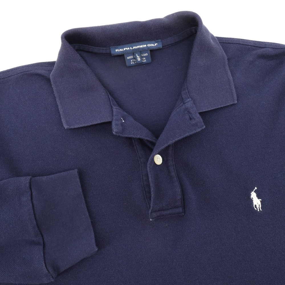 Ralph Lauren Golf The Ocean Course Kiawah Island Long Sleeve Polo Shirt Womens L